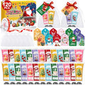 120 Sets Christmas Hand Cream Gift Set for Women, Hand Lotion In Bulk for Dry Cracked Hands Travel Size,Christmas Gifts with Cards and Organza Gift Bags, Stocking Stuffers for Women Teen Girls