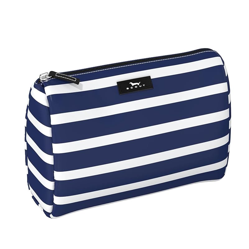 Scout Packin' Heat Toiletry Bag - Nantucket Navy Travel Makeup Bag for Women