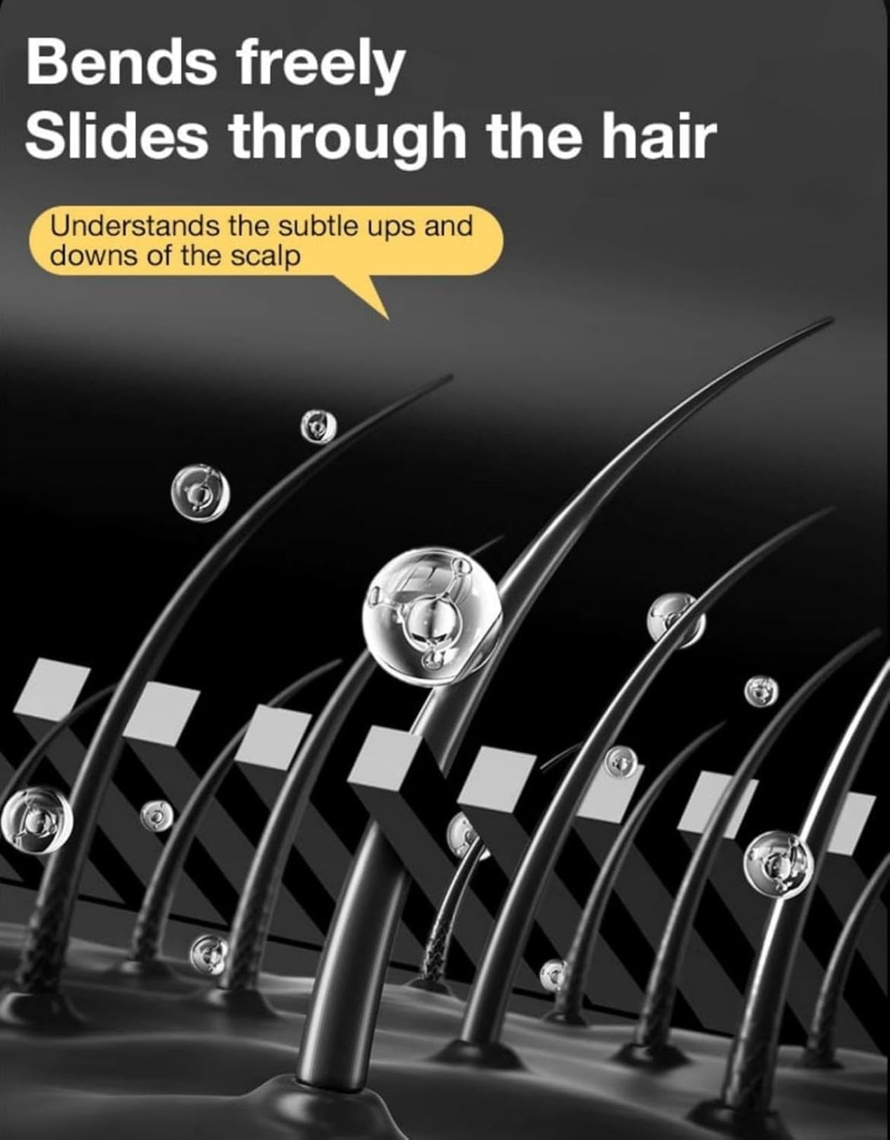 Comb Hair Dye, 2 in 1 Waterproof and Sweat-Proof Temporary Root Touch Up Tool, Black Hair Dyes with Combs Applicator, Portable Hair Colouring Cream for Women Men (Brown-2pcs, 1 Ounce)