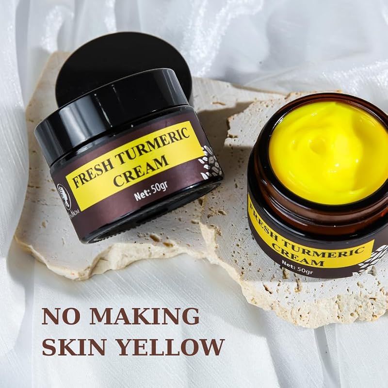Turmeric Face Cream with 9-Month Harvested Turmeric - Natural Skin Nourishment