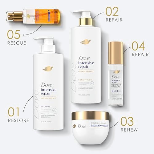 Dove Intensive Repair Conditioner for Damaged Hair & Breakage 28oz Pack of 4 - Fragranced