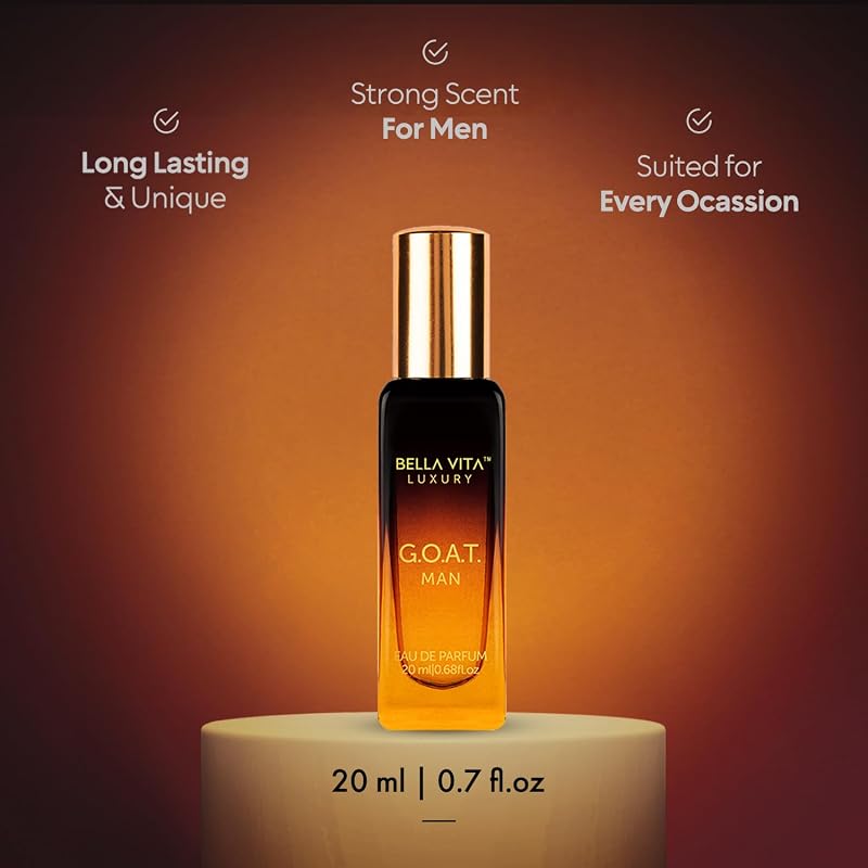 Men's Luxury G.O.A.T Eau De Parfum – Bergamot, Lavender & Patchouli Long-Lasting Cologne