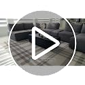 Indoor Outdoor 5x7 Checkered Jute Look Rug - Natural Fiber Area Rug for Living Room & Patio