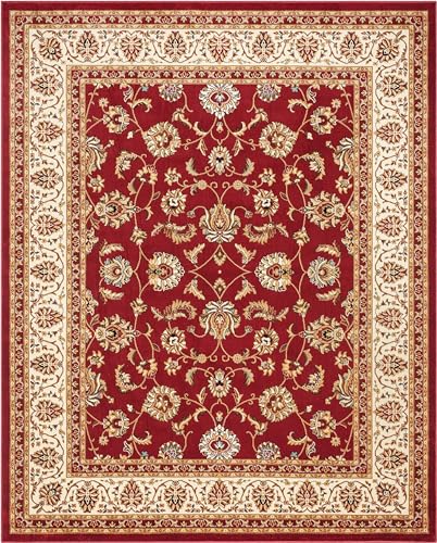 Well Woven Sarouk Red 5'3