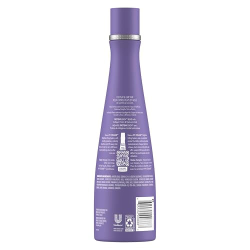 Nexxus Hy-Volume Weightless Lift Shampoo For Flat & Limp Hair Protein Fusion with Collagen Protein & Hyaluronic Acid for 48 Hours of Volume 13.5 Fl Oz