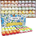 Bath Bombs Gift Set - 50 Handmade Organic Fizz Balls for Kids & Adults