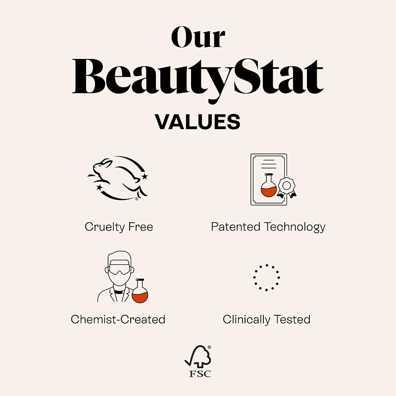 BeautyStat Universal C Serum 20% Pure Vitamin C with Hyaluronic Acid – 1.7 fl oz / 50 ml