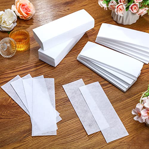 2000 Pcs Hair Removal Wax Strips Pack - Large 3x8 Inches Facial & Body Epilating Cloth - 1 Count