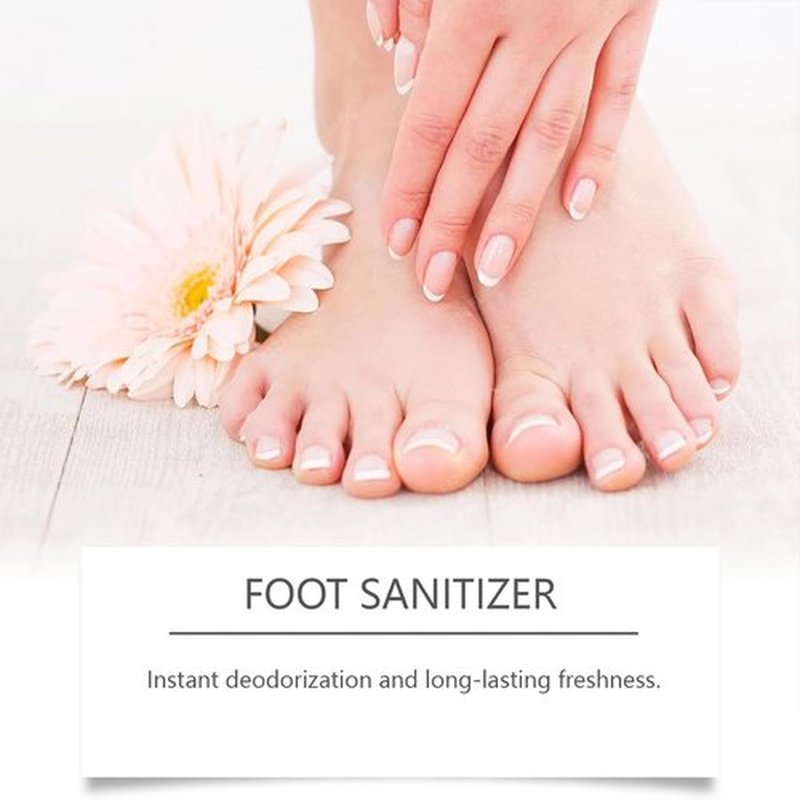 Foot Sanitizer Spray with Tea Tree Oil, Foot and Nail Care Serum, with Natural Tea Tree Oil and Aloe Vera Feet Spray, Nail Solution and Foot Sanitizer Spray with Tea Tree Oil (1pc)