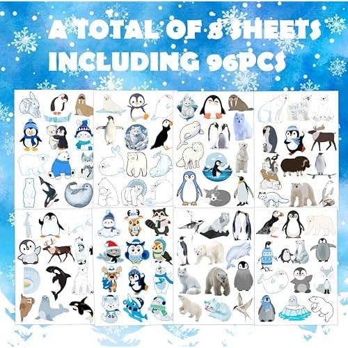 XMASIR Henna Tattoo Stencils Kit, 12 Sheets Temporary Stickers Hand Forearm Glitter Airbrush DIY Tattoo Template for Women and Girls (Black)