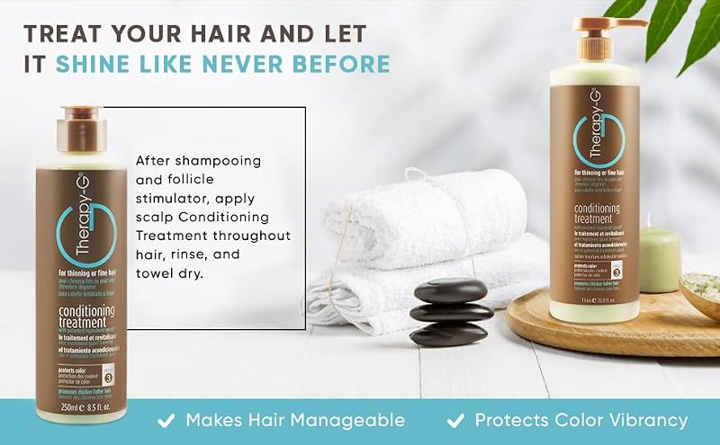 Therapy-G Conditioning Treatment for Fine & Thinning Hair 8.5 Fl Oz (250 ml) – 100% packaging variant