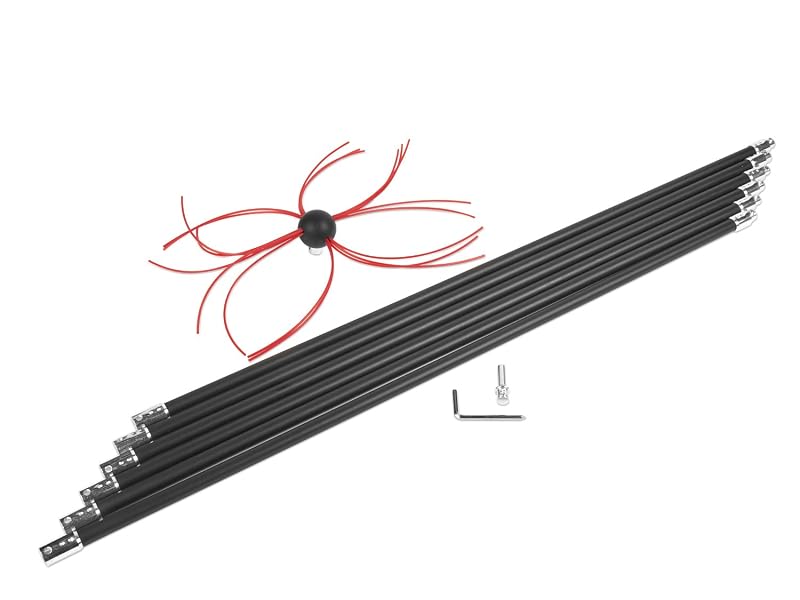 SootEater Rotary Chimney Cleaning System Kit for Open Chimneys up to 18'