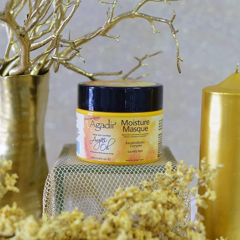 Agadir Moisture Masque 8 Oz - Hydrating Skin Mask for Deep Moisturization