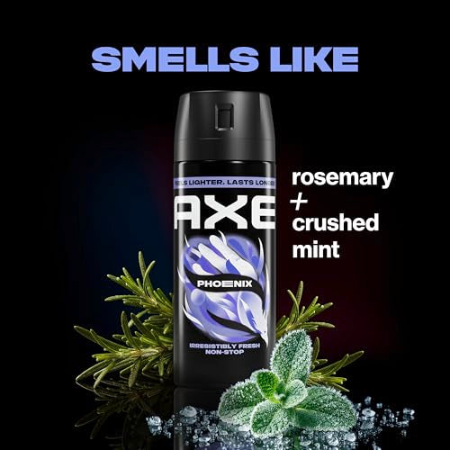 Men's Body Spray 4 Pack - Fresh Scent, 48-Hour Odor Protection