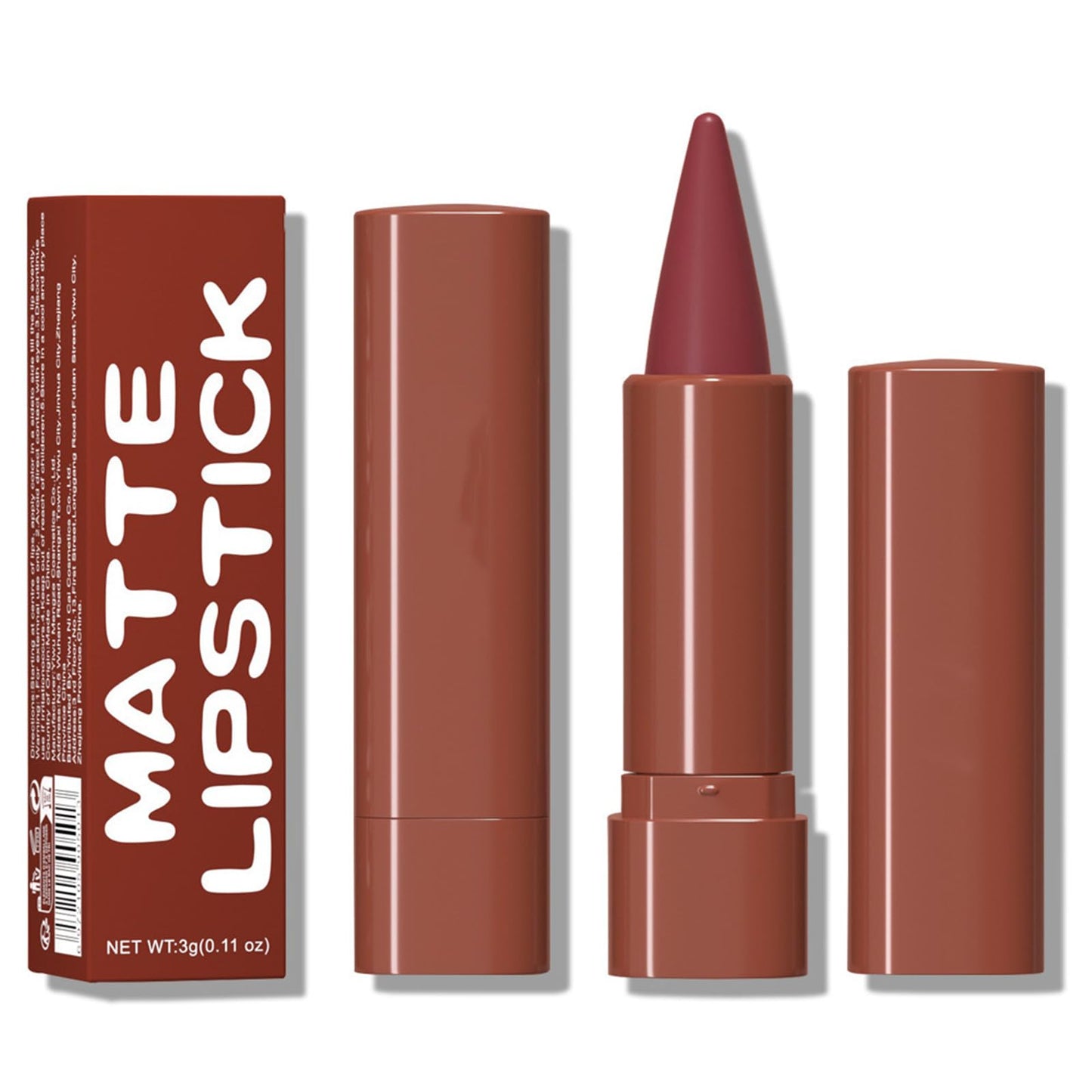 Velvresse 2-in-1 High Pigmented Lip Liner and Lipstick Pencil Set - Longlasting Waterproof Smudgeproof Lip Pencil Matte Nude Lipstick Makeup with Smooth Creamy Gradient Finish.(2pcs#09+#09)