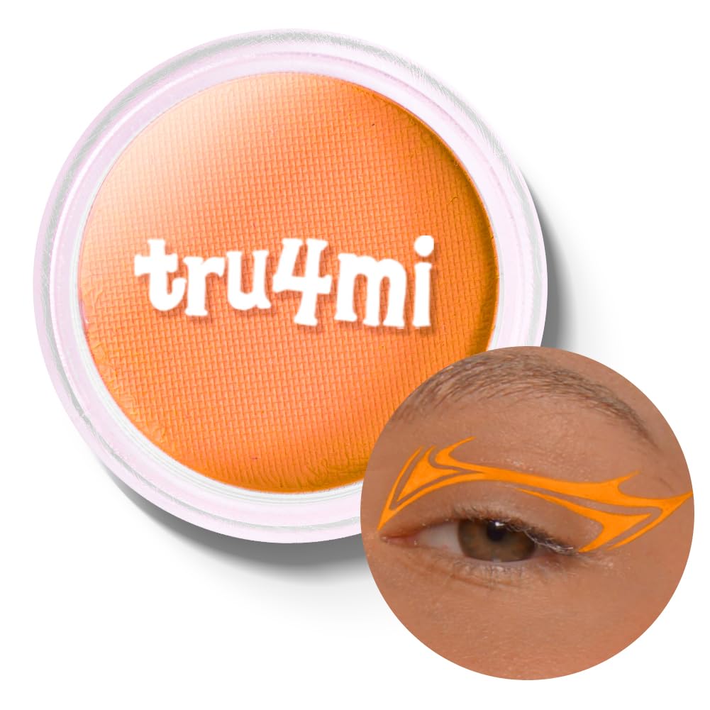 -Water Activated Eyeliner -Wet Liner Makeup - Smudge Proof Face Body Paint - Skin Safe & Child Friendly - “TruLuv” Red -10g/container