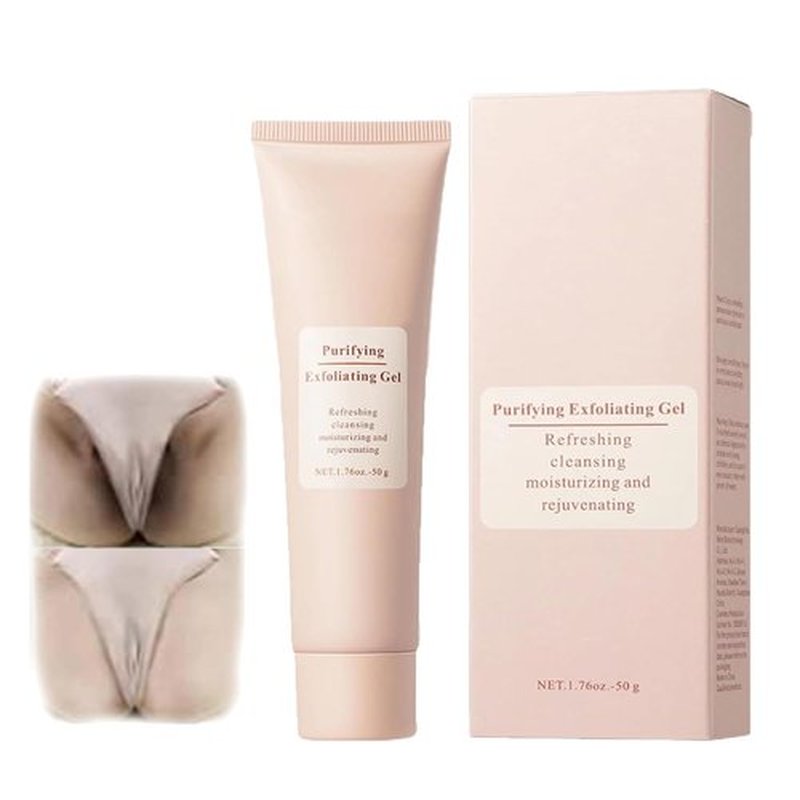 Miapina Purifying Exfoliating Gel, 2025 New Neslemy Exfoliator Cleanser, Body Moisturizing Scrub, Gentle Deep Exfoliating Facial Cleanser for All Skin Types, Cleans Dirt & Oils (1pc, 1.76oz)