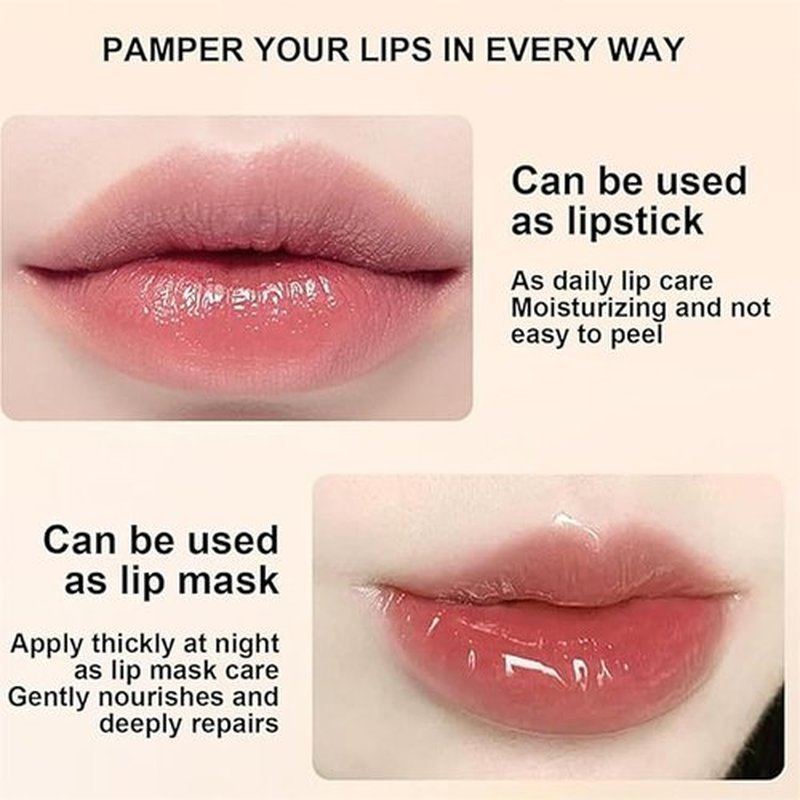 Calyphra Revulve True Tone Lipstick, Transferproof Color Changing Lipstick, Gold Crystal Color Changing Lip Stick, PH Color Changing Long Lasting Moisturizing Lip Gloss (1pc)
