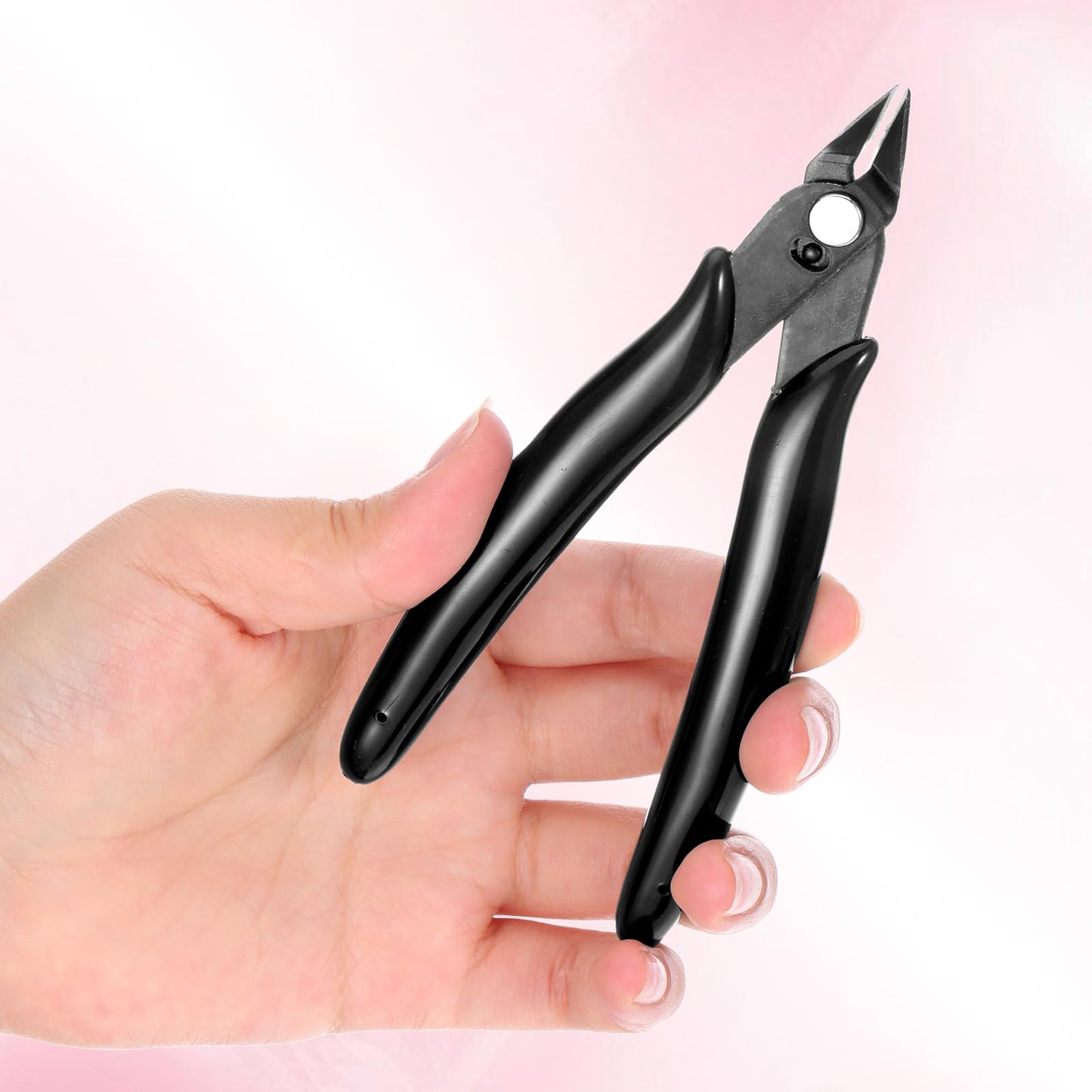 Rhinestone Remover, Black 5" Metal Nail Art Scissors, Rhinestone Remover Nipper, Nail Art Decorations Removers DIY Tool Accessory