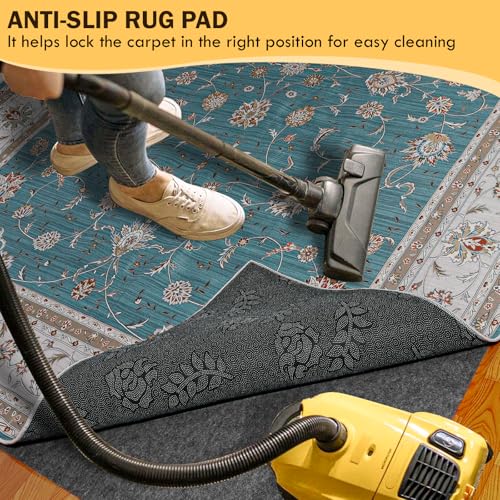 9x12 Ft Waterproof Rug Pad Non Slip Felt Underlay for Hardwood Floors - Thin