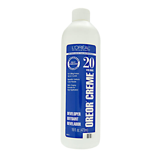 L'OREAL TECHNIQUE Oreor 20 Volume Developer - Hair Color Developer, Creamy Formula For Uniform Results, Combine With Color of Your Choice, 16 Fl Oz