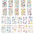Kids Temporary Tattoos ? 400+ Designs, 22 Sheets Waterproof Body Stickers for Parties, Swimming, Costumes & Everyday Play