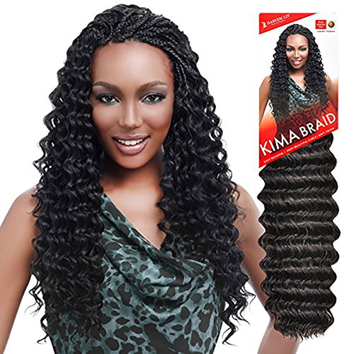 Deep Ripple Synthetic Hair Braids 20 Inch - 4 Pack for Braiding & Styling