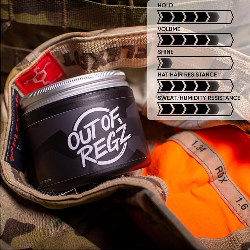 Fresh Out of Regz Operator Water Based Pomade - Strong Hold, Natural Matte Finish