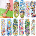 EMOME Full Half Tattoo Sleeves for Kids, 66 Sheets Tattoos Temporary for Girls Boys, Space Donut Mermaid Themed Fake Tattoos Stickers for Kids Party Favors Supplies