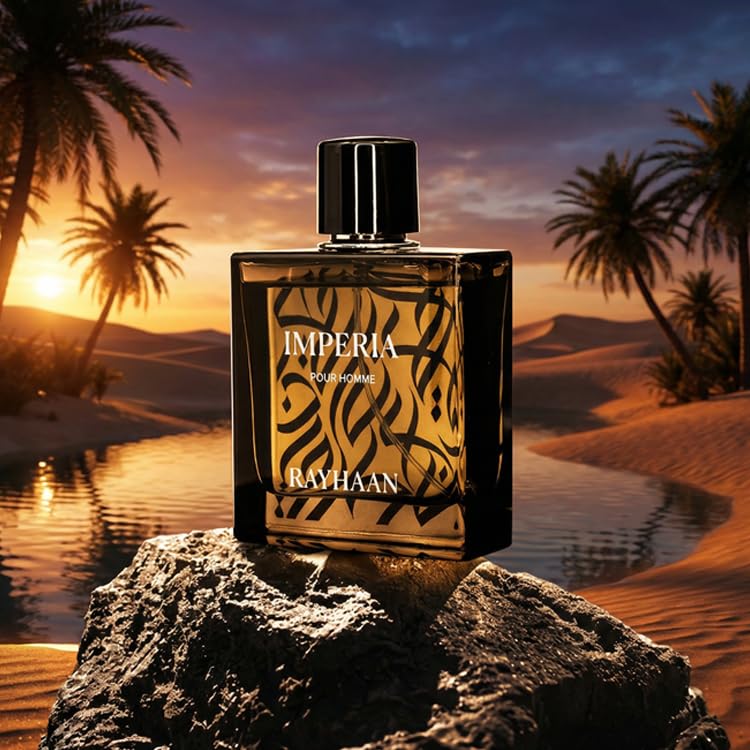 Rayhaan Imperia Eau de Parfum Spray for Men 3.4 Fl Oz - Premium Roman Spirit