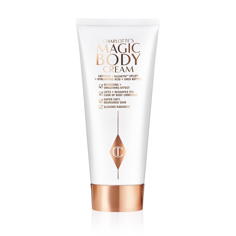 Body Cream with Caffeine, Hyaluronic Acid & Shea Butter – Firming, Hydrating Skin Moisturizer (6.7 oz)