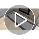 Beige Runner Rug 32 x 72 Inches Non Slip Kitchen Hallway Door Mat