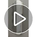Whitebeach 42.5x17.3in LED Jewelry Armoire Cabinet Wall/Door Mount, Lockable Mirror Organizer