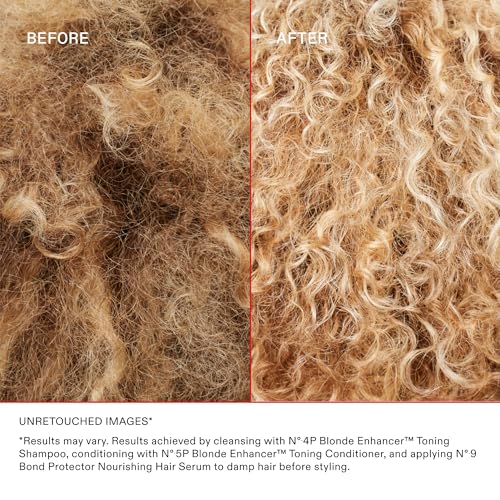 Olaplex N¨¬.5P Blonde Enhancer Purple Toning Conditioner: Neutralizes Brassiness & Strengthen | Repairs Damages & Hydrates Hair | For Coily, Curly, Straight, and Wavy