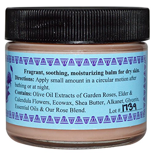 Wise Ways Herbals Rose Face Balm 2 oz – Fragrant Moisturizing Skin Care