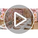 350Pcs Pink and Gold Disposable Plates Set for 50 Guests – Pink & Gold Dinnerware, 350 Pieces (50 each: plates, napkins, cutlery, cups) – WDF