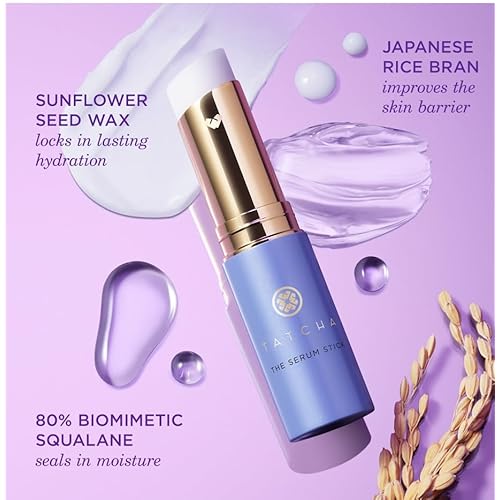Tatcha The Serum Stick | Smooth Dry Fine Lines Instantly, Face & Eye Brightener Stick 8 G | 0.28 oz