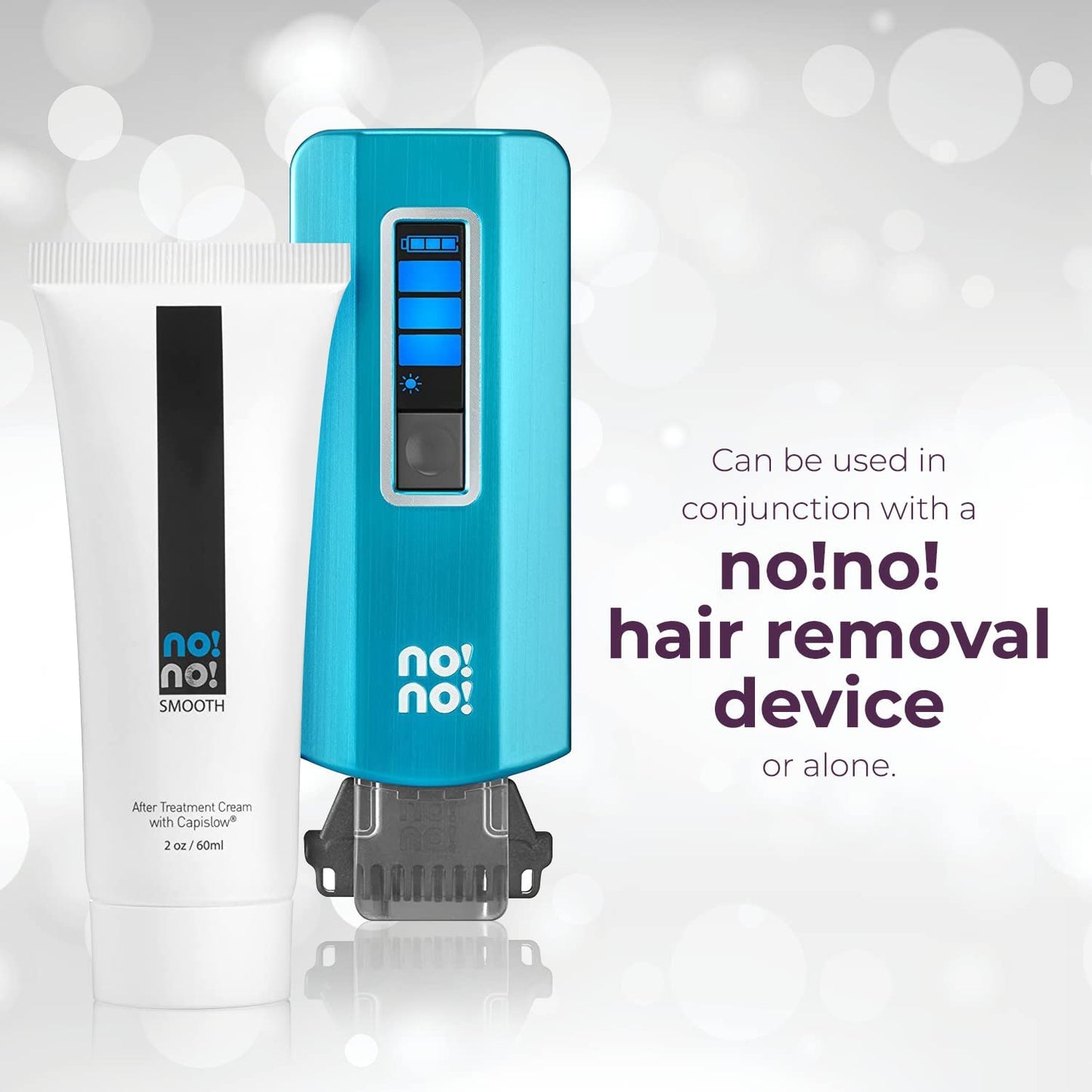 no!no! Smooth After Treatment Lotion - After Shave Lotion for Men and Women - For Face and Body - Slows Hair Regrowth and Repairs Skin