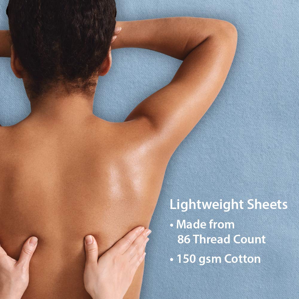 Premium Designer Flannel Massage Sheet Set - 3-Piece, Island Tranquility for Massage Tables