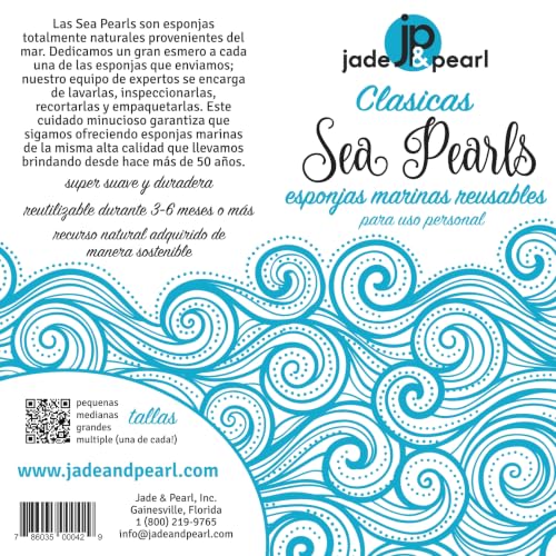 Natural Reusable Sea Sponges - Medium, 2 Pack for Gentle Cleansing
