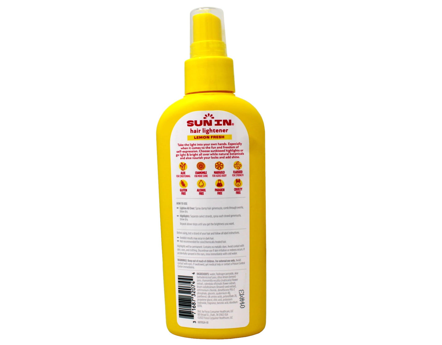 Sun-In Hair Lightener Spray Lemon Fresh 4.70 oz (Pack of 4)