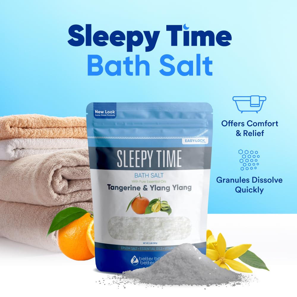 Sleepy Time 32 Ounces Epsom Salt with Essential Oils