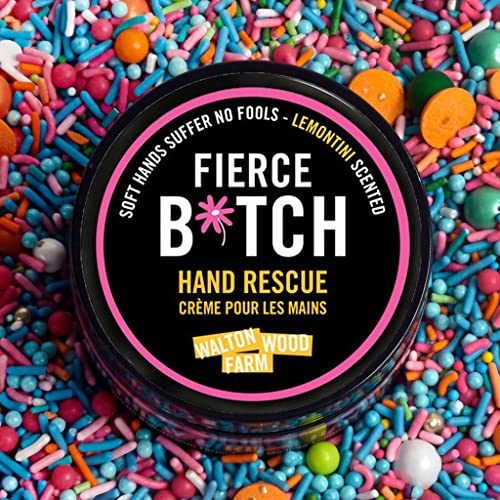 Hand Rescue Cream with Shea & Green Tea - Fierce B*tch 2 Pack - Deep Hydration