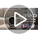 13.5-Inch Oscillating Space Heater with Remote Control, Quiet & Portable
