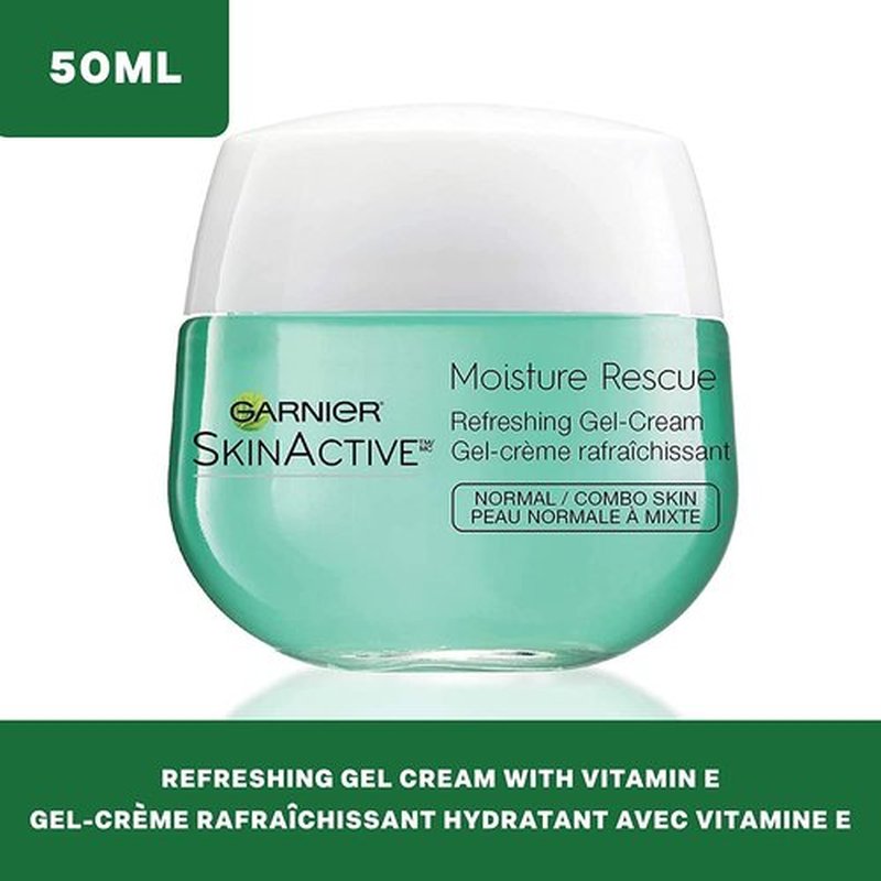 Garnier SkinActive Moisture Rescue Refreshing Gel Cream 1.7 oz (Pack of 2)