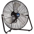 20-Inch Industrial & Home Garage Floor Fan with 3 Speed Settings, Tilt Adjustable, Metal Housing