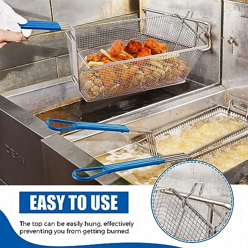 Umigy 4-Pack Deep Fryer Baskets 13.25 x 6.5 x 6 inches, Heavy Duty Iron with Non-slip Handle