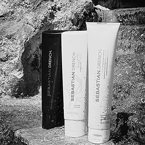 Sebastian Professional Drench Shampoo| Deep Moisturizing for Dry, Frizzy & Chemically Treated Hair