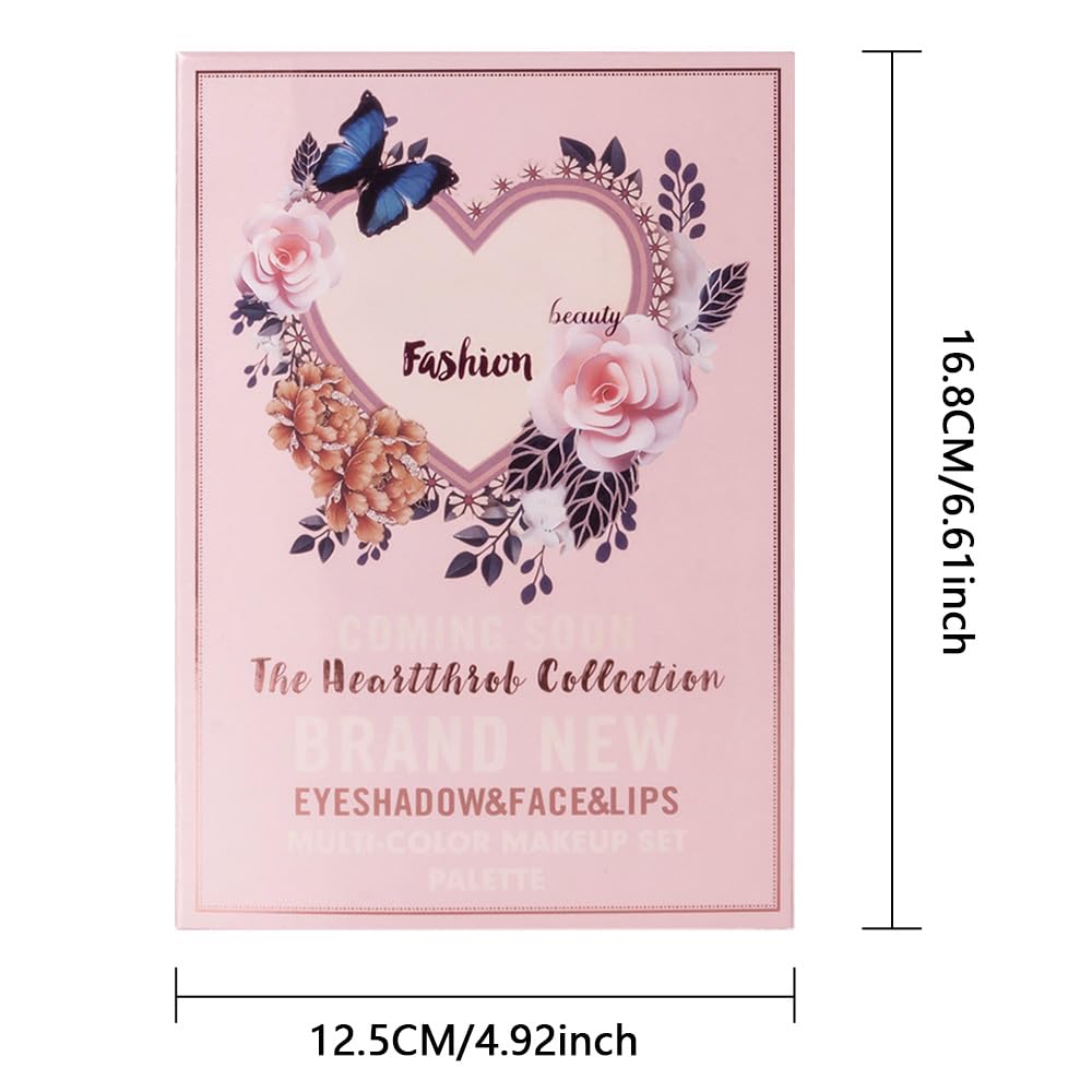 FERLYHR 5-Layer Eyeshadow Palette Pigmented 78 Colors Make Up Palette Sets Matte Shimmer Glitter Eye Shadow Makeup Sets Pallet Highlighter Contour Blush Powder Beauty Kit (1#, 1 Count (Pack of 1))