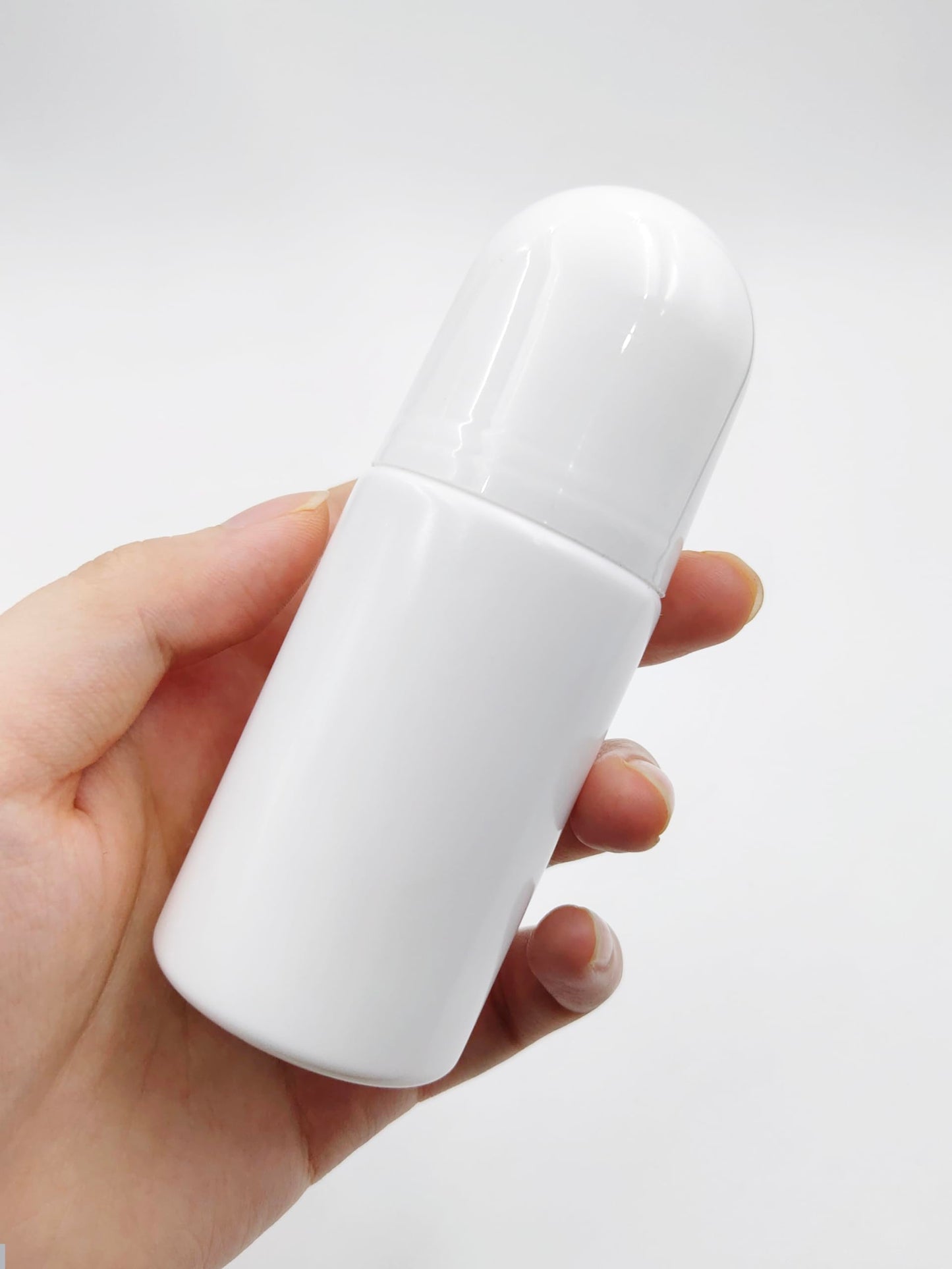 YYNGJCK Roll-on Perfume Bottles 1.7oz 50mL White Plastic | 4Packs, Empty, Refillable, Roller, Anti-perspirant, Roller Ball, for DIY Deodorants, Essential Oils, Fragrances